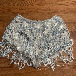 Dolls Kill Sequin Shorts